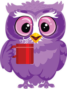 Having a Coffee Owl